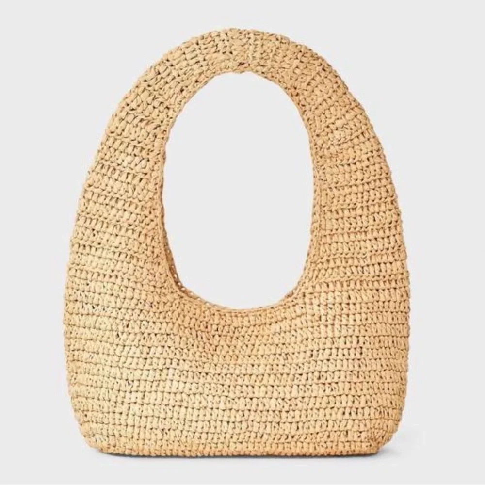 Universal Thread Tan Woven Hobo Bag NEW